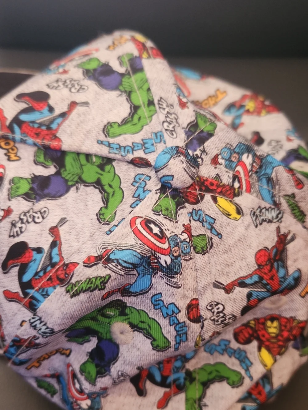 Marvel Kids Grey & Black Superhero Baseball Cap - Picture 2 of 4